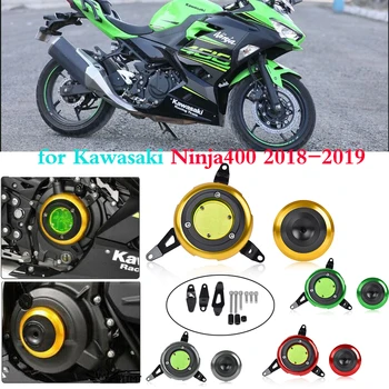 18 19 400 Ninja Защитен Кожух на Двигателя Слайдер Защитно покритие Ляв И Десен Комплект за Kawasaki Ninja 400 Ninja-400 2018 2019
