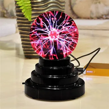 3-Инчов Магическа Плазмена топка лампа, сензорен, с атмосферно лека нощ, Новост, лампа, Детски рожден Ден, подарък за Коледа