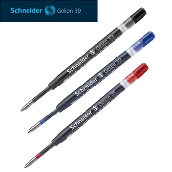 3шт Бензиностанция гелевой много черен химикалки Schneider Gelion39 3 цвята 0,4 мм, Черен /син /червен цвят на Канцеларски материали и ученически пособия