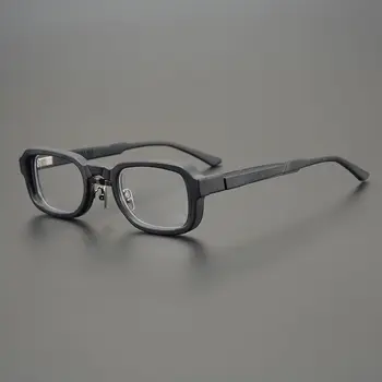 Cubojue Черни Очила от Късогледство 0 -100 до -500 Рамки За Очила, Мъжки, Женски Анти-Сини Фотохромичните Преходни Очила в стил Steampunk