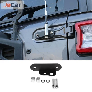JeCar Автомобили Капака на Багажника Панта на Задната Врата Скоба на Антената Титуляр За Jeep Wrangler JL 2018-2022 Железни Външни Аксесоари
