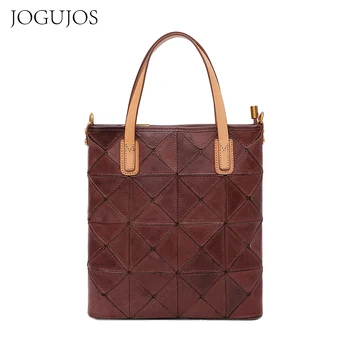 JOGUJOS 2021, луксозни чанти в геометрична клетка, Женските Сгъваеми чанти, Модерна чанта през рамо, жените L-образна чанта-месинджър Sac