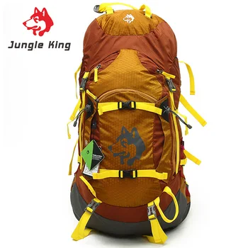 Jungle King Туристическа чанта на рамото за мъже и жени, раница за разходки, 55 л, чанта за катерене, водоустойчива спортна