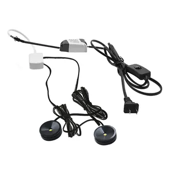 Led мини-прожектор с мощност 1 W с подключаемым кабел, черен корпус лампи, акцентный лампа за анимационни модели витрини за бижута