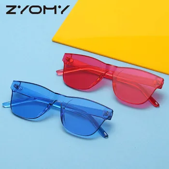 Q Класически аксесоари за очила в ярки Цветове, Маркови и дизайнерски слънчеви очила Oculos De Sol, сиамски слънчеви очила без рамки уникални очила за шофиране