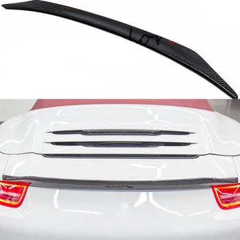 VS Style Спойлер на Капака на Багажника от въглеродни влакна, крило за Porsche 991 Carrera 2011 ~ 2013