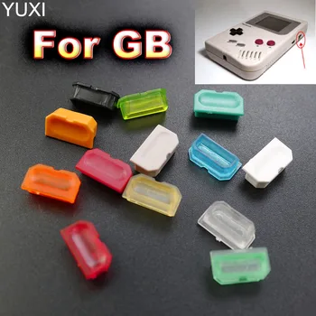YUXI 1 бр. многоцветен прахоустойчив калъф за видео игра конзола Game Boy GB, пылезащитная капачка, пластмасов бутон за DMG 001