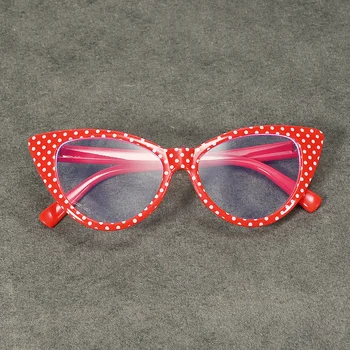 Zerosun, червени очила за четене с кошачьим око, дамски рамки за очила, грах, анти-синьо отражение на светлина +100 150 200 250 Черен, бял