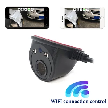 Автомобилна Безжична Камера за Странично Преглед на Ляво И на дясно USB, Кола WIFI, широкоугольное Електронно Огледало за обратно виждане, Функция Нощно Виждане 720P