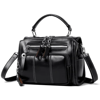 Висококачествени дамски Чанти от изкуствена кожа, чанти-тоут, ежедневни дамски малка чанта през рамо за жени, Реколта нова чанта-месинджър
