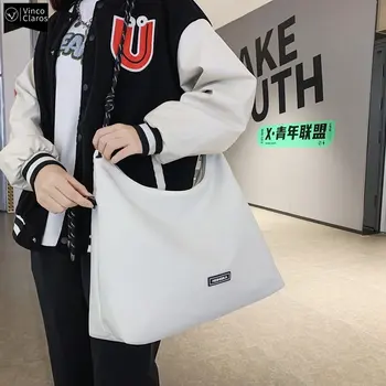 Дамска чанта VC Simple Trend, леки непромокаеми найлонови торбички-незабавни посланици за жените, ежедневно училищна чанта през рамо за момичета
