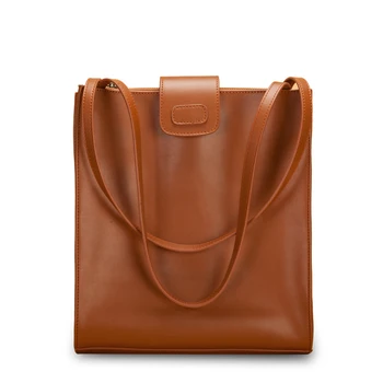 Дамска чанта-тоут от естествена кожа Hxl, модерна чанта за пътуване, голям капацитет