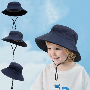 Детска пролетно-лятна солнцезащитная шапка за мъже и жени, детска дишаща шапка за басейна, плажна шапка рибар, реквизит за снимки