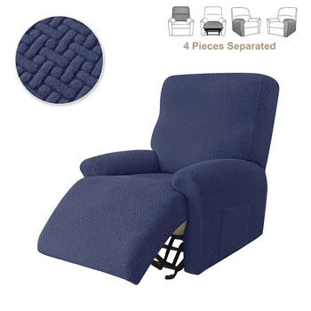 Жаккардовый калъф за кресла с възможност за сгъване на облегалката за всекидневната, еластичен калъф за дивана, еластичен калъф за столове, покривала за мека мебел Мързеливо Момче, защита мебели
