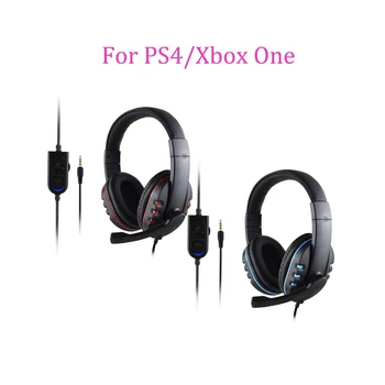 Жични слушалки слот Детска слушалки за PS 4 за Xbox One Слушалки с шумопотискане и с регулатор на силата на звука на микрофона