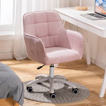 Игралното стол Rose Компютърно и офис промоция Асансьор Gamer Nordic Въртене на 360 градуса Домашен стол за спални Прическа с кадифени столове