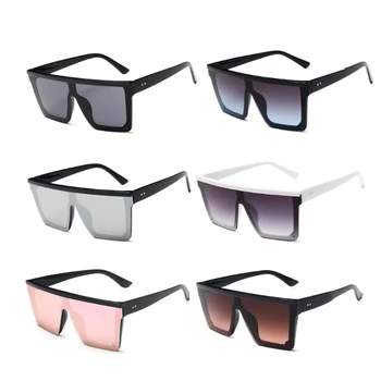 Извънгабаритни квадратни слънчеви очила Правоъгълни Слънчеви очила с поляризация, леки колоездене, очила с антирефлексно покритие, дамска мода
