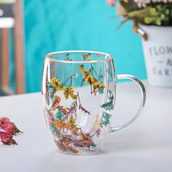 Креативна стъклена чаша за кафе, чай, напитки, Прибори за хранене за домашно приготвена храна, декоративни фигурки, Аксесоари за украса на дома, Kawaii Milk Glass