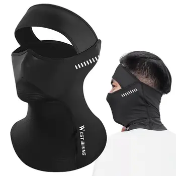 Кърпа с защита от uv, Ветрозащитная мотоциклетът защитна маска от ледената коприна, дишащи колоездене, bandanas, многократно ски калъф за лице