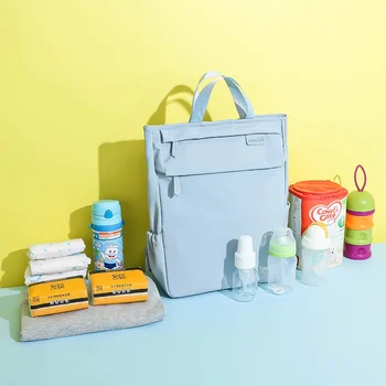 Многофункционална водоустойчива чанта за майките с голям капацитет, детска ежедневна чанта за памперси, модерен раница за мама