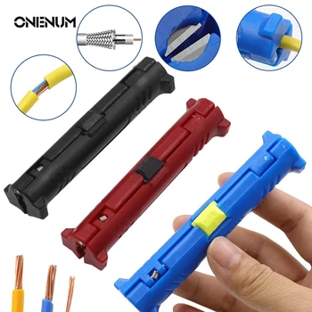 Многофункционална дръжка за източване на електрически кабели ONENUM, ротари коаксиален нож, клещи за отстраняване на бои, ремонт на ръчни инструменти