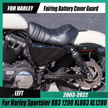 Мотоциклет Iron Ляв Обтекател Капак на Отделението за батерията На Harley Davidson Sportster XL883 XL1200 883 1200 Защитно покритие 2003-2022