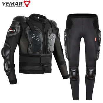 Мотоциклетът яке Vemar, защитна броня, якета, защита на дрехи за мотокрос, защита на гърба, състезателна яке за цялото тяло