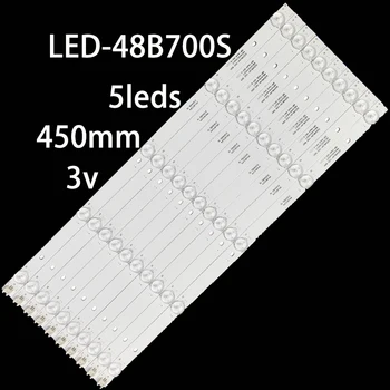 НОВАТА светодиодна лента осветление за LED-48B700S LED-48B701S DLED48KJAH 10X5 0001