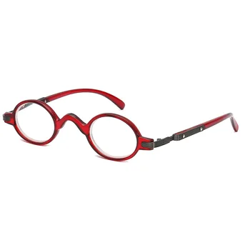 Нови Модни Очила за Четене, Малки Кръгли Очила за четене, ретро очила за жени, мъже, Очила за Далекогледство, Увеличителни Очила gafas A1