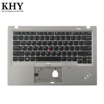 Оригиналната клавиатура IND USI за употреба в САЩ сребрист цвят на ThinkPad x1 carbon (20 часа, от 20H) (5-то поколение) FRU 01LV366 01LV367 01ER705 01ER623 01ER664