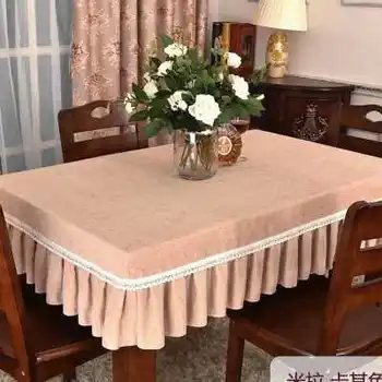 Плат, овална покривка, правоъгълна покривка за масата за хранене, квадратна дъска, определени за писмено маса, комплект за журнального маса
