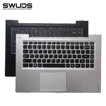 Подходящ за лаптоп Lenovo Ideapad U430 U430P U430T, Поставка за дланите, Калъф с английската клавиатура, Тъчпад 37100206