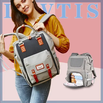 Раници Нова чанта за майките, жените и чанта за майката и детето, чанта за майките с голям капацитет, Мултифункционален противоугонный училище раница за пътуване