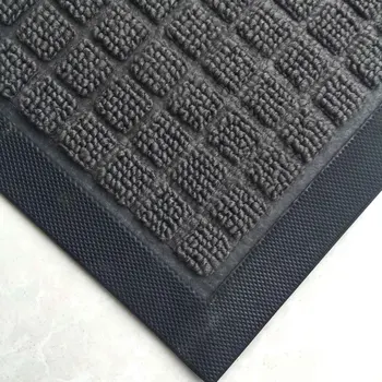 Термопрессованный килим от химически влакна, с релефни, контур от полипропилен, velvet гумена рамка, въвеждане на мат