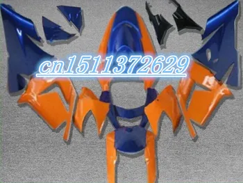 Тъмно оранжево, Синьо Пълен обтекател за KAWAAKI ZX10R 04-05 ZX-10R 2004-2005 10R 04 05 ZX 10R 2004 2005 D