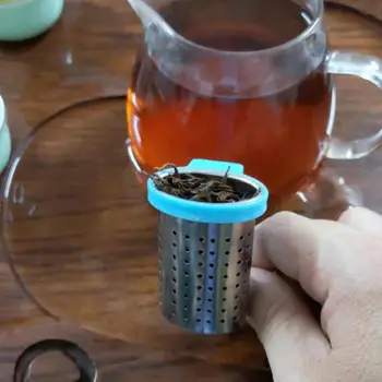 Чай дифузьор, филтър за чай от неръждаема стомана, многофункционален, лесен за работа, подвешивается на чаша, устройство за заваряване на чай с дръжка