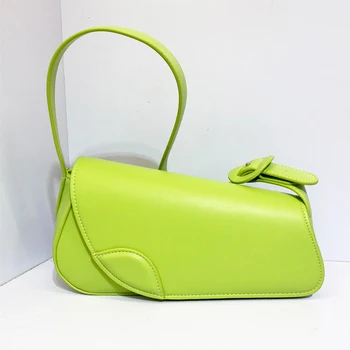 Чанта за подмишниците необичаен дизайн в Контрастен цвят, луксозна дизайнерска чанта за жени 2023, Нова мода висококачествена чанта през рамо