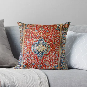 Червено Синьо, Античен цветен персийски килим с принтом, Калъфки за възглавници, на Бродирани калъф за възглавница, Калъфка, Коледни калъфки за възглавници